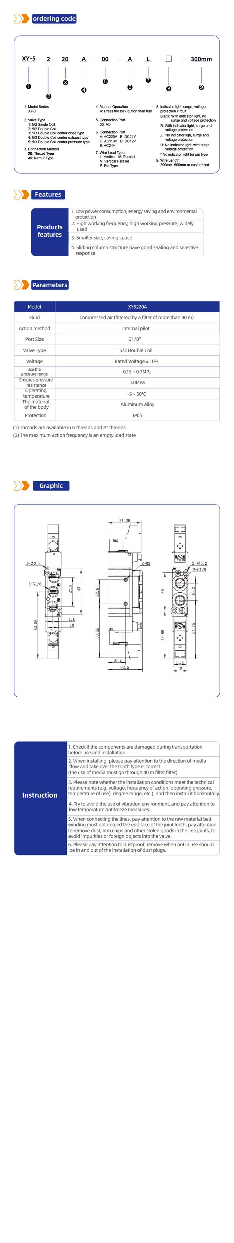 XY5220A Directional Control Valve