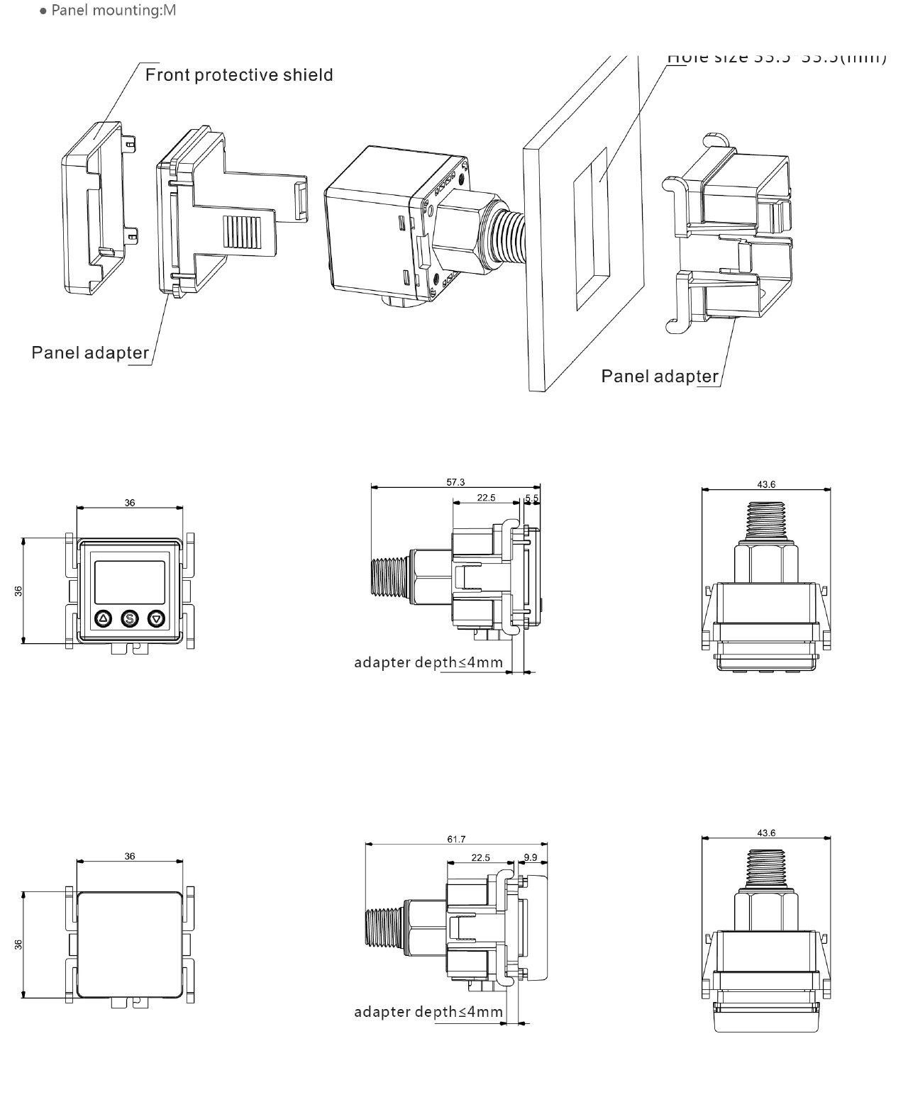 DPS-5 digital LCD display