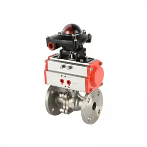 Pneumatic Ball valve RBV series Flange