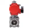 Pneumatic Female Thread 3-Part ball valve