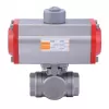 Pneumatic  3-Way Ball Valve